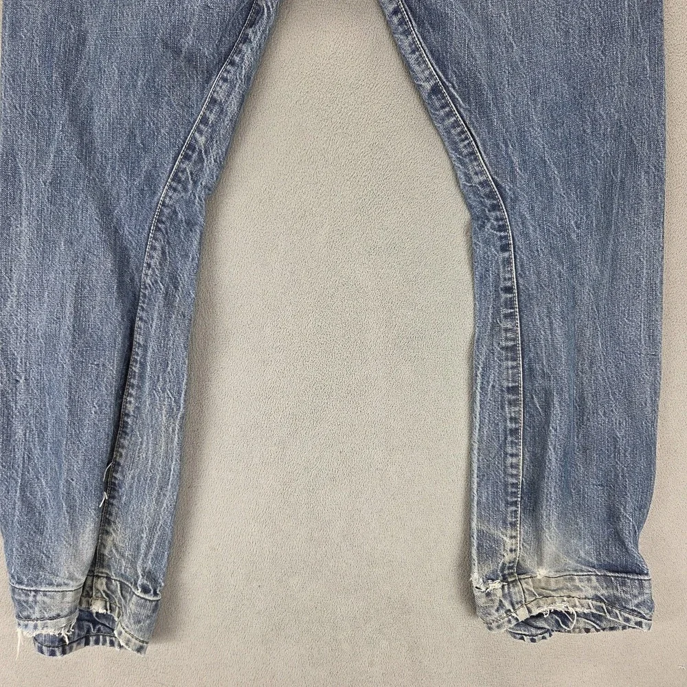 Vintage Levis Engineered Jeans Mens 31x32 Blue Twisted Button Fly Medium Wash